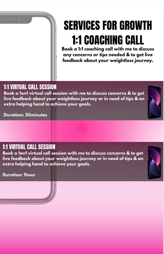 1:1 VIRTUAL CALL COACHING SESSION (1HR)